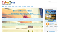Desktop Screenshot of cyberzeus.cl
