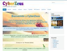 Tablet Screenshot of cyberzeus.cl